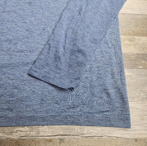 Lululemon Men's Metal Vent Tech Long Sleeve Tshirt Blue Size XL - Picture 3 of 11